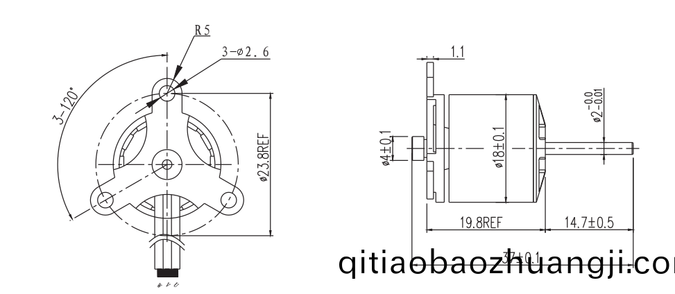 OT-EM1819無(wu)刷電機(ji)|健身器(qi)材(cai)電(dian)機(ji)|無人機電機(ji)|直流(liu)無刷電(dian)機(ji)-萬(wan)至(zhi)達電機(ji)