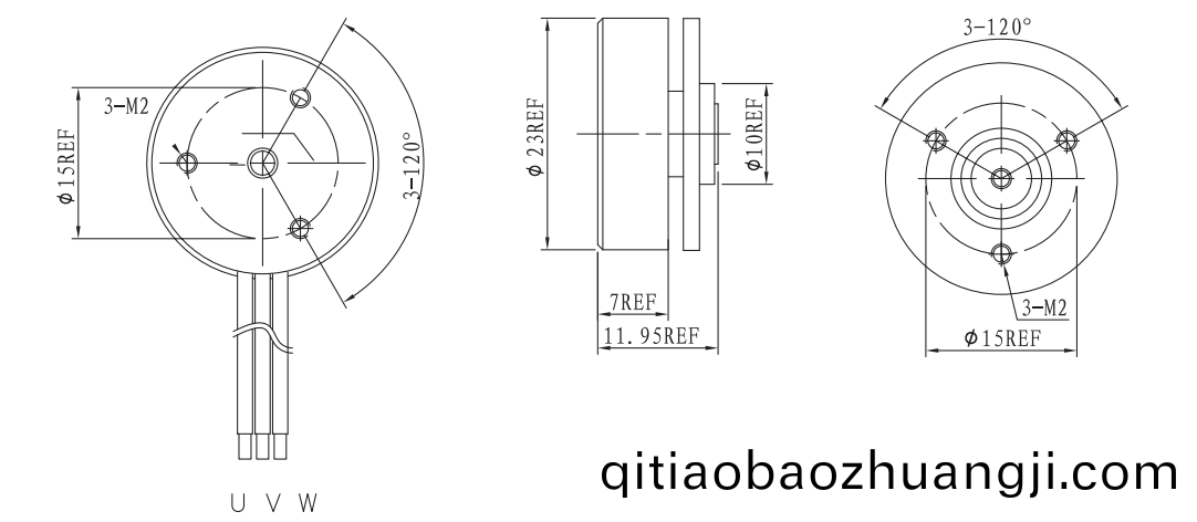 OT-EM2312直流(liu)無(wu)刷(shua)電(dian)機|無(wu)人(ren)機雲(yun)檯(tai)電機(ji)|雲(yun)檯(tai)電(dian)機(ji)-萬至(zhi)達(da)電(dian)機(ji)