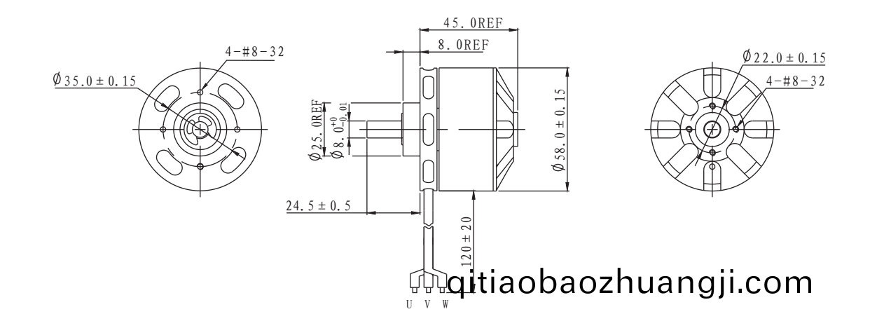 OT-EM5845無(wu)刷(shua)電機|電(dian)動工具馬達|空調風扇電機(ji)|無(wu)人機(ji)電(dian)機(ji)-萬(wan)至達電機(ji)