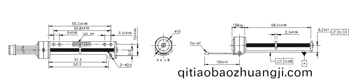 OT-SM15L-026絲桿步進電機|帶絲桿電機|絲桿電機(ji)廠傢(jia)|光(guang)驅(qu)電(dian)機(ji)-萬(wan)至(zhi)達(da)電(dian)機(ji)