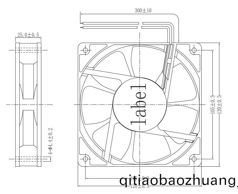 OT-EF12025-EC無刷(shua)電機(jī)|風(fēng)(feng)扇電(dian)機(jī)(ji)|直(zhi)流無(wu)刷電(dian)機(jī)-萬至(zhi)達(dá)電機(jī)(ji)
