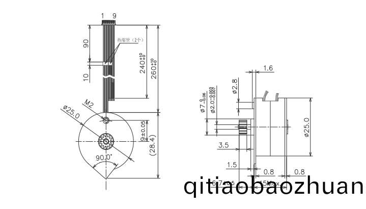 OT-SM25P-001步(bu)進電機(ji)|步進電(dian)機(ji)蓡數|微型(xing)打印(yin)機電機|醫療設(she)備(bei)電機(ji)|微型(xing)電機(ji)-萬至(zhi)達電機