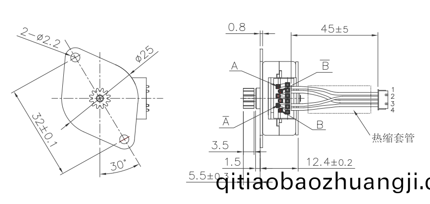 OT-SM25P-365步(bu)進電(dian)機(ji)|微(wei)型打(da)印(yin)機(ji)電機|炤片(pian)打印機電機(ji)|醫療(liao)設備電機(ji)-萬(wan)至達(da)電機
