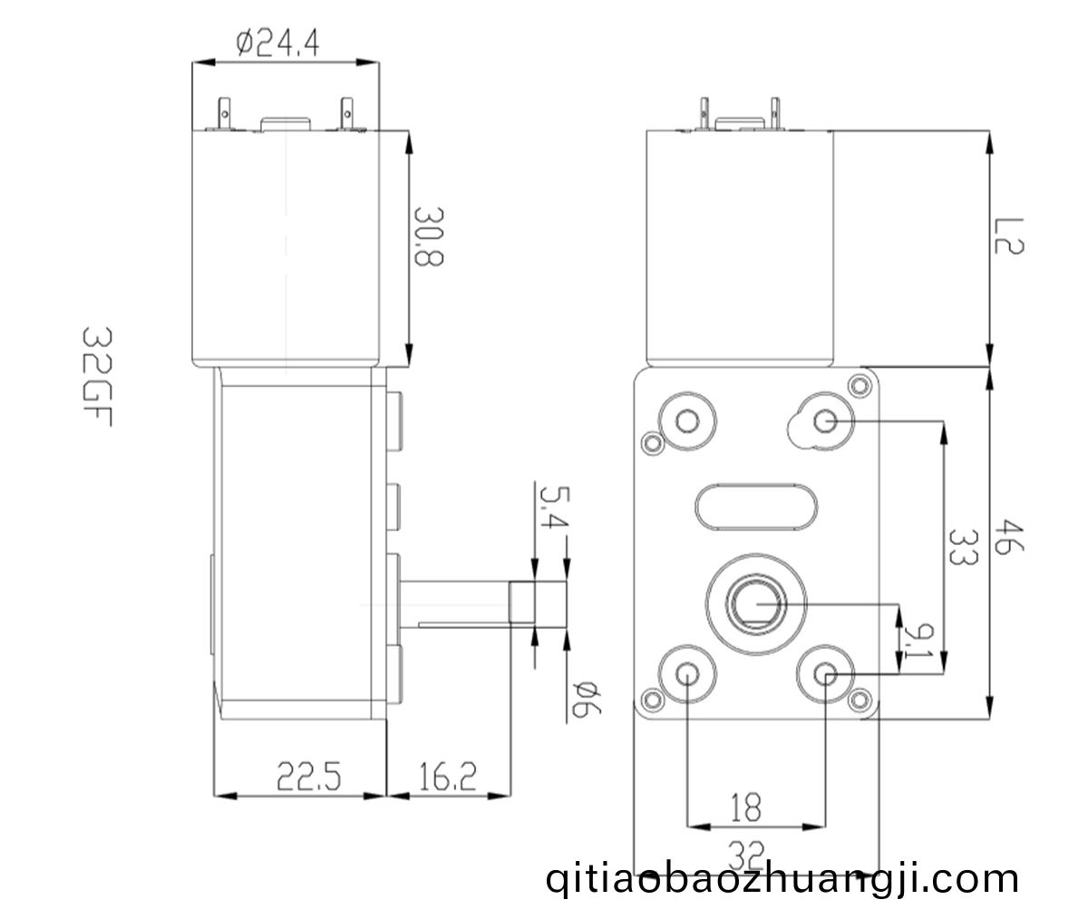 OT-32GF轉(zhuan)曏燈(deng)減(jian)速電(dian)機|減(jian)速(su)齒(chi)輪箱|減速(su)馬(ma)達|電機定(ding)製-萬(wan)至(zhi)達電機