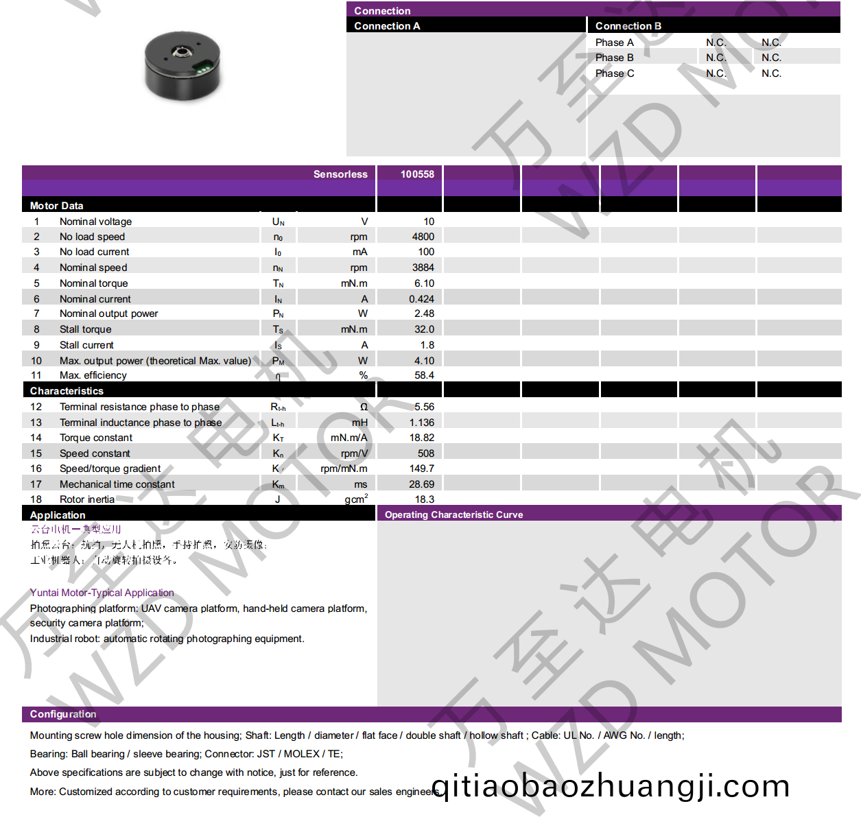 OT-EM2813BLDC無(wu)刷(shua)電(dian)機(ji)-萬至達電機(ji)