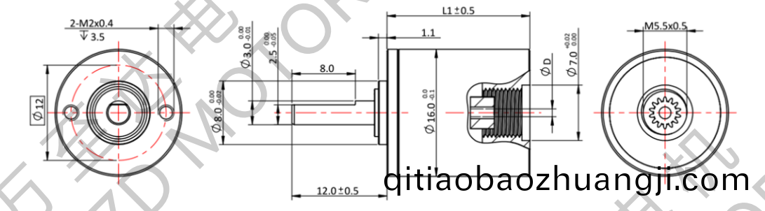 OT-16LGP行(xing)星(xing)齒輪箱(xiang)-齒(chi)輪箱(xiang)-萬至達(dá)(da)電(dian)機(jī)
